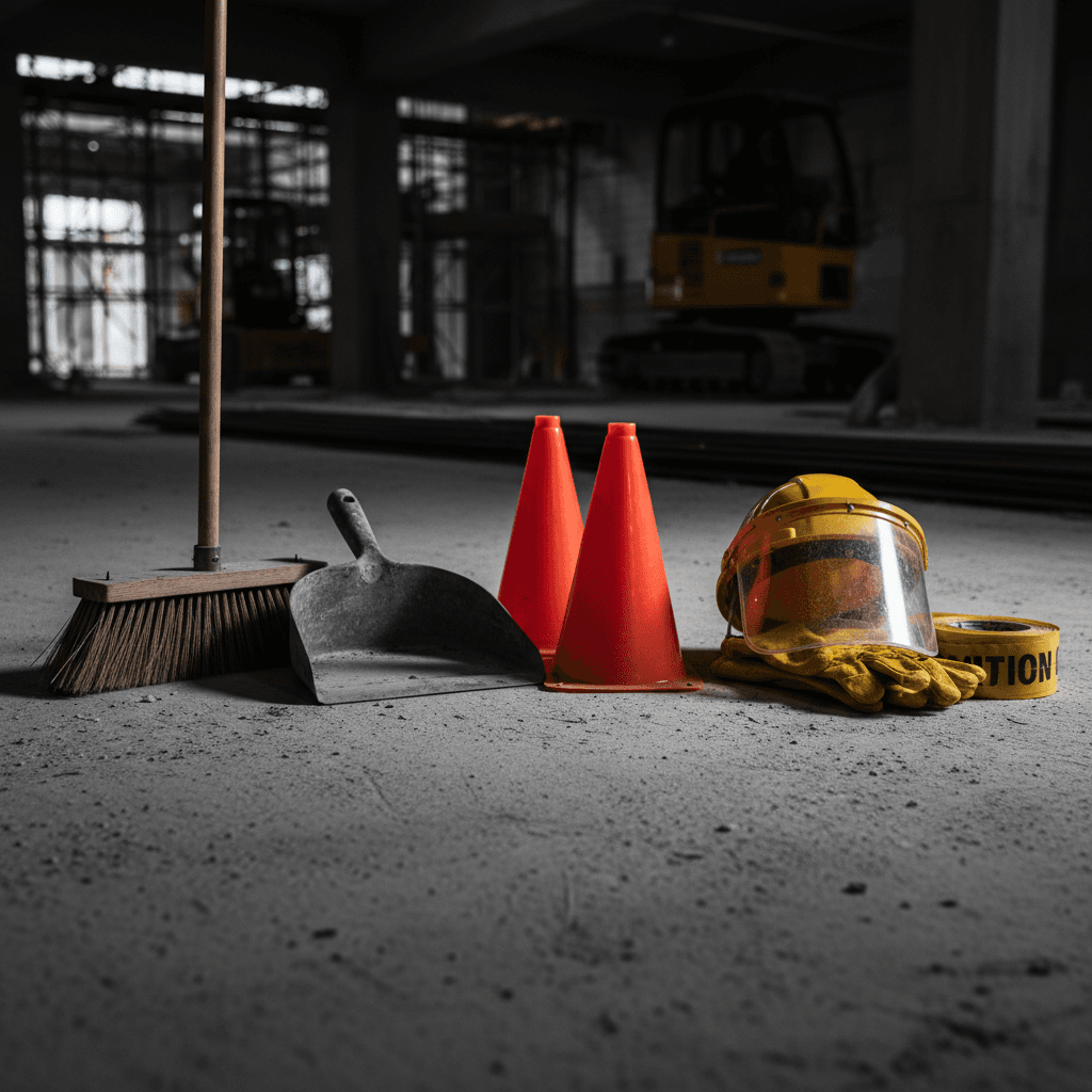 Safety equipment and professional cleaning tools